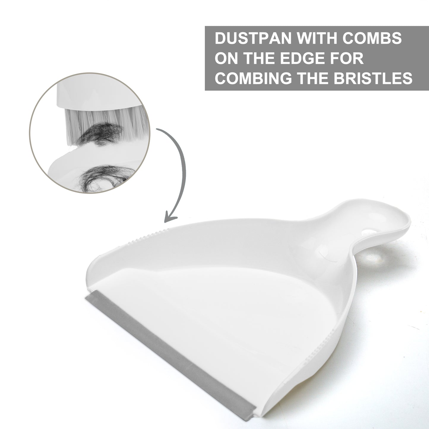 Small Broom and Dustpan Set,Mini Handheld Dust pan with Cleaning Brush Combo for Home,Desktop,Sofa,Kitchen,Keyboard,Sweeping