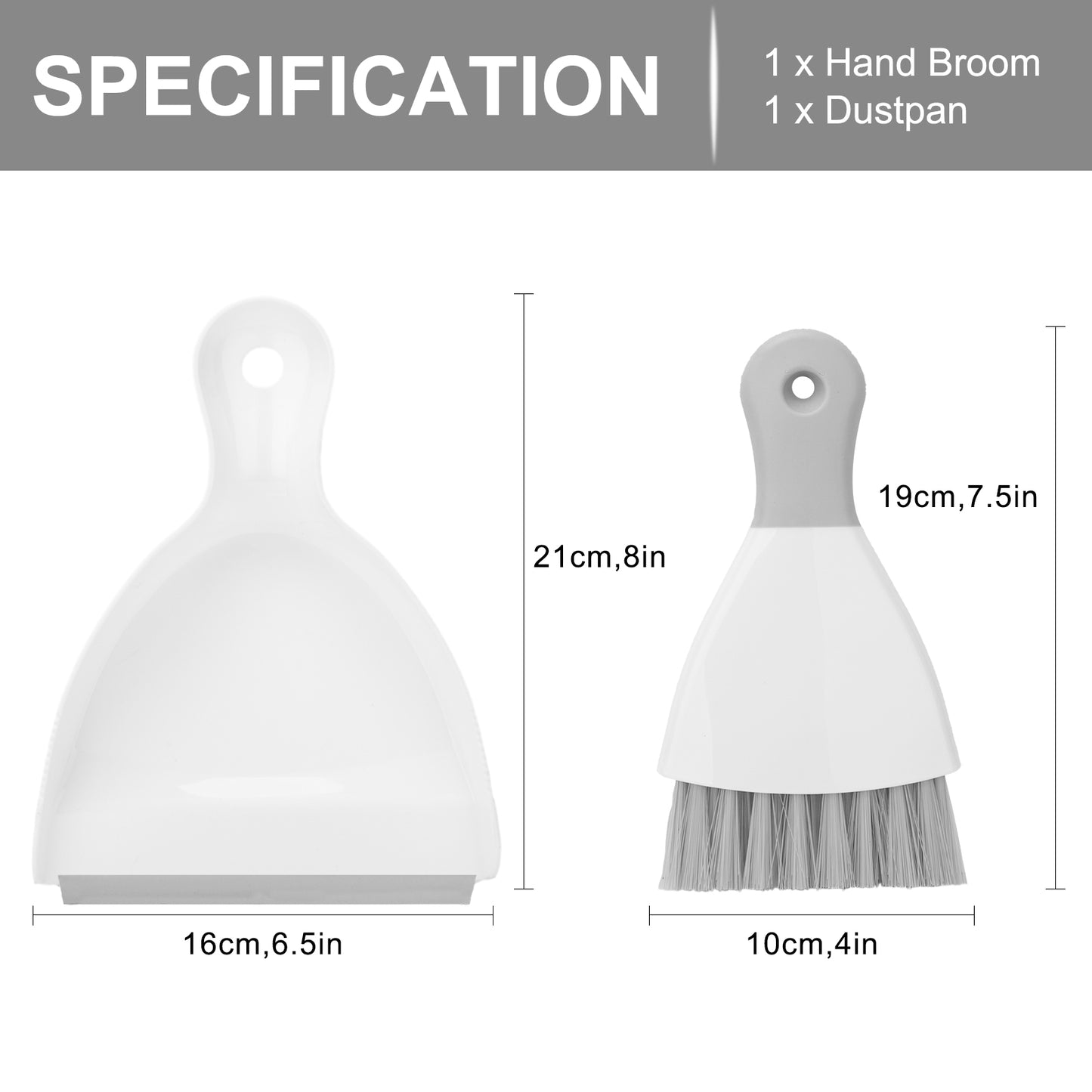 Small Broom and Dustpan Set,Mini Handheld Dust pan with Cleaning Brush Combo for Home,Desktop,Sofa,Kitchen,Keyboard,Sweeping