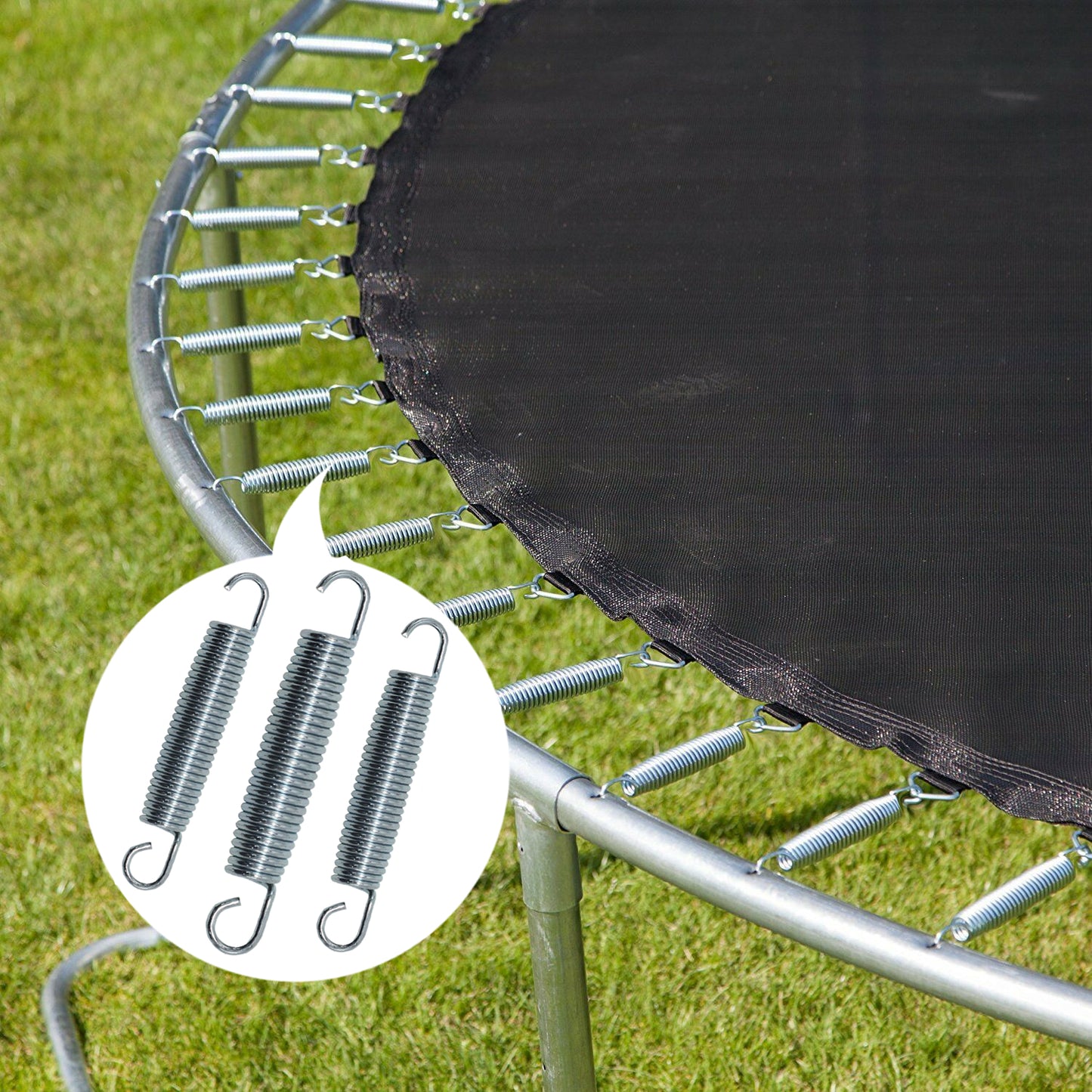 5.5 Inch Trampoline Springs Heavy Duty Stainless Steel Replacement Springs, Set of 16