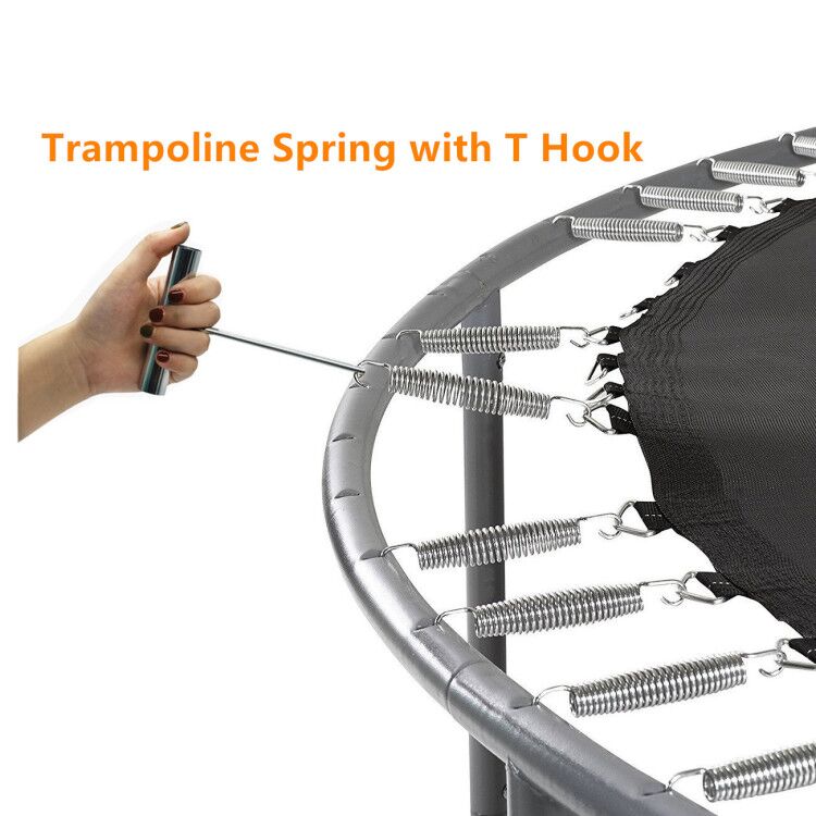 5.5 Inch Trampoline Springs Heavy Duty Stainless Steel Replacement Springs, Set of 16
