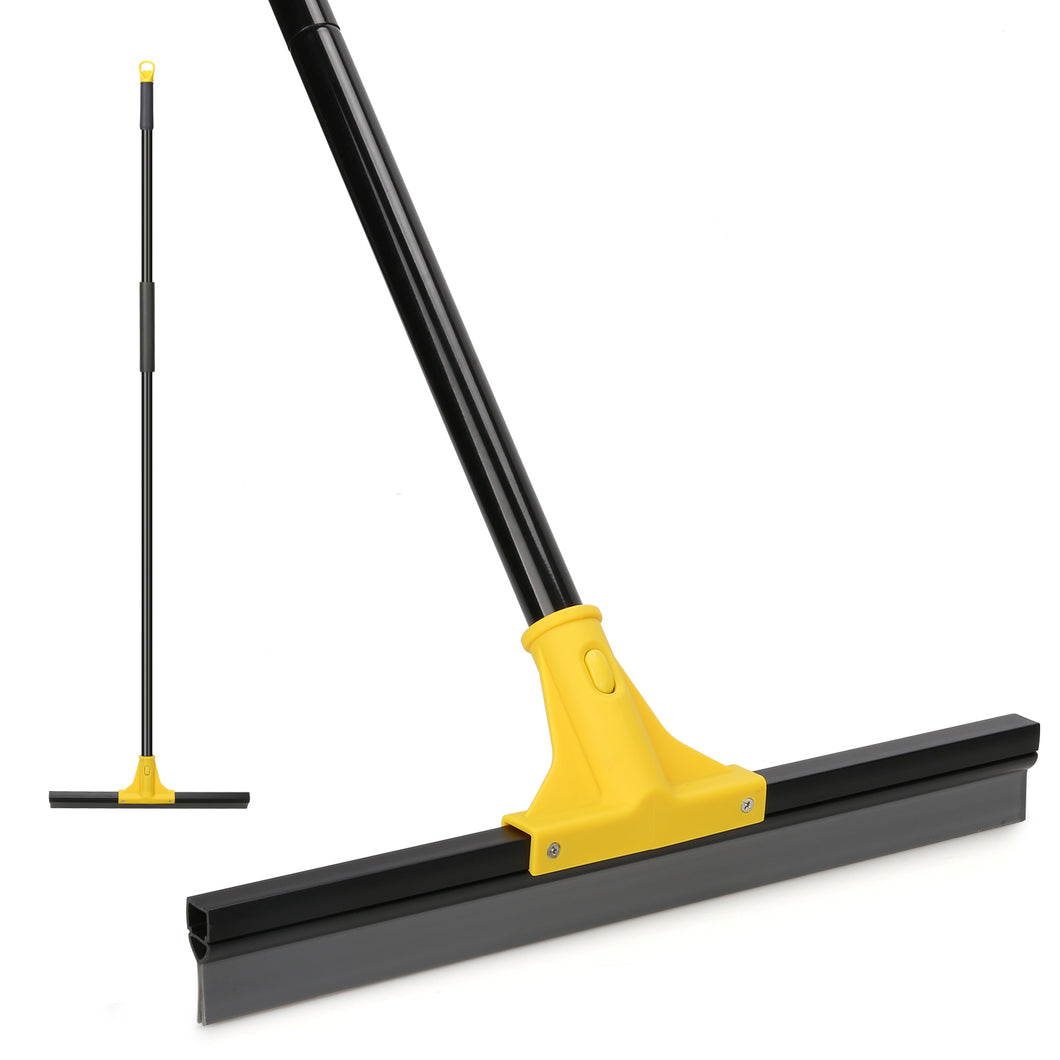 Squeegee Broom for Floor, 18'' Rubber Squeegee with 60'' Long Handle f –  KeFanta
