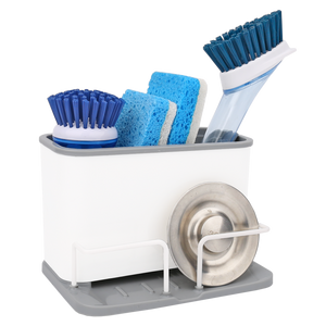 Kitchen Sink Caddy, Sink Sponge Holder, Dish Brush and Scrubber Organi –  KeFanta