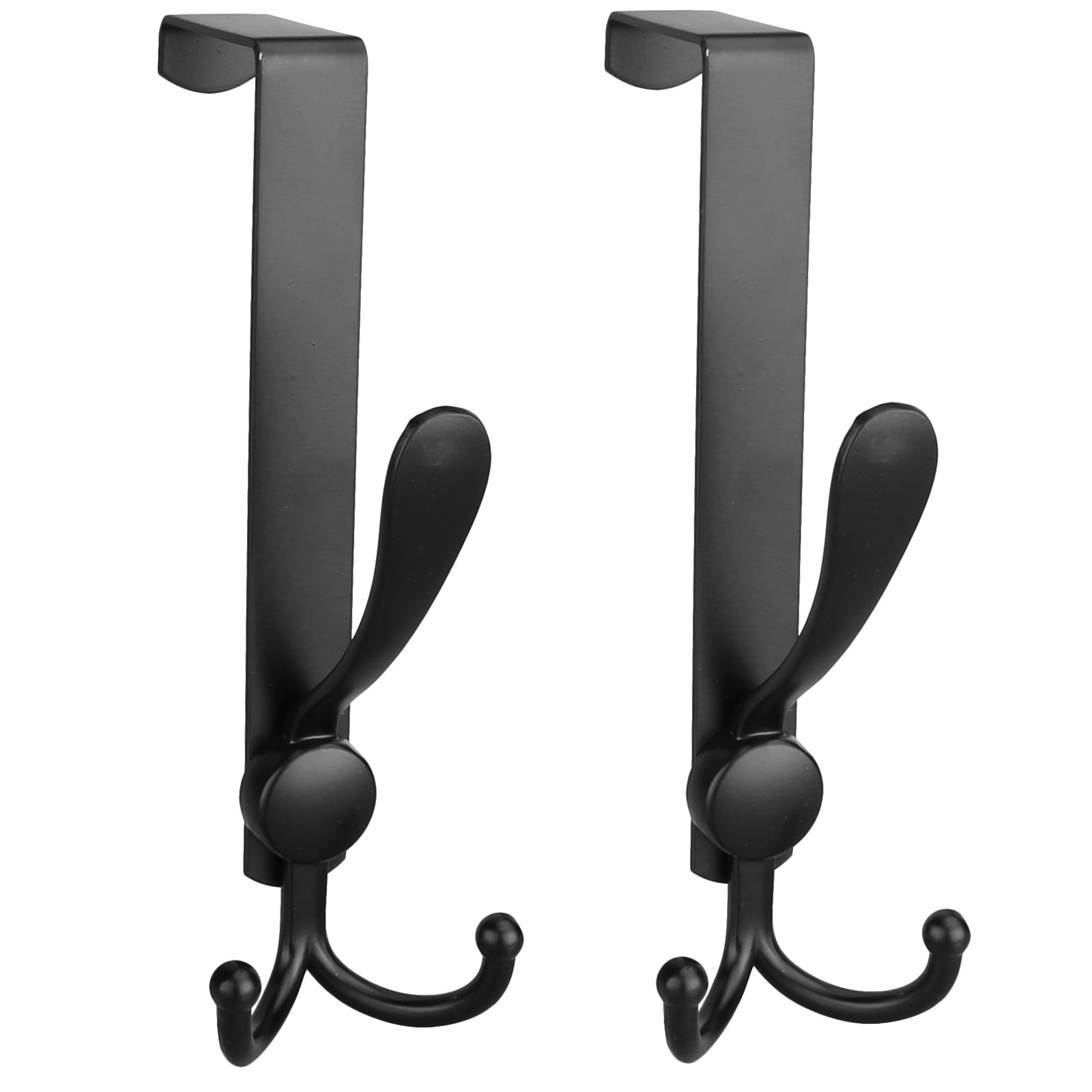 2 Packs Over The Door Hooks, Sturdy Stainless Steel Heavy Duty