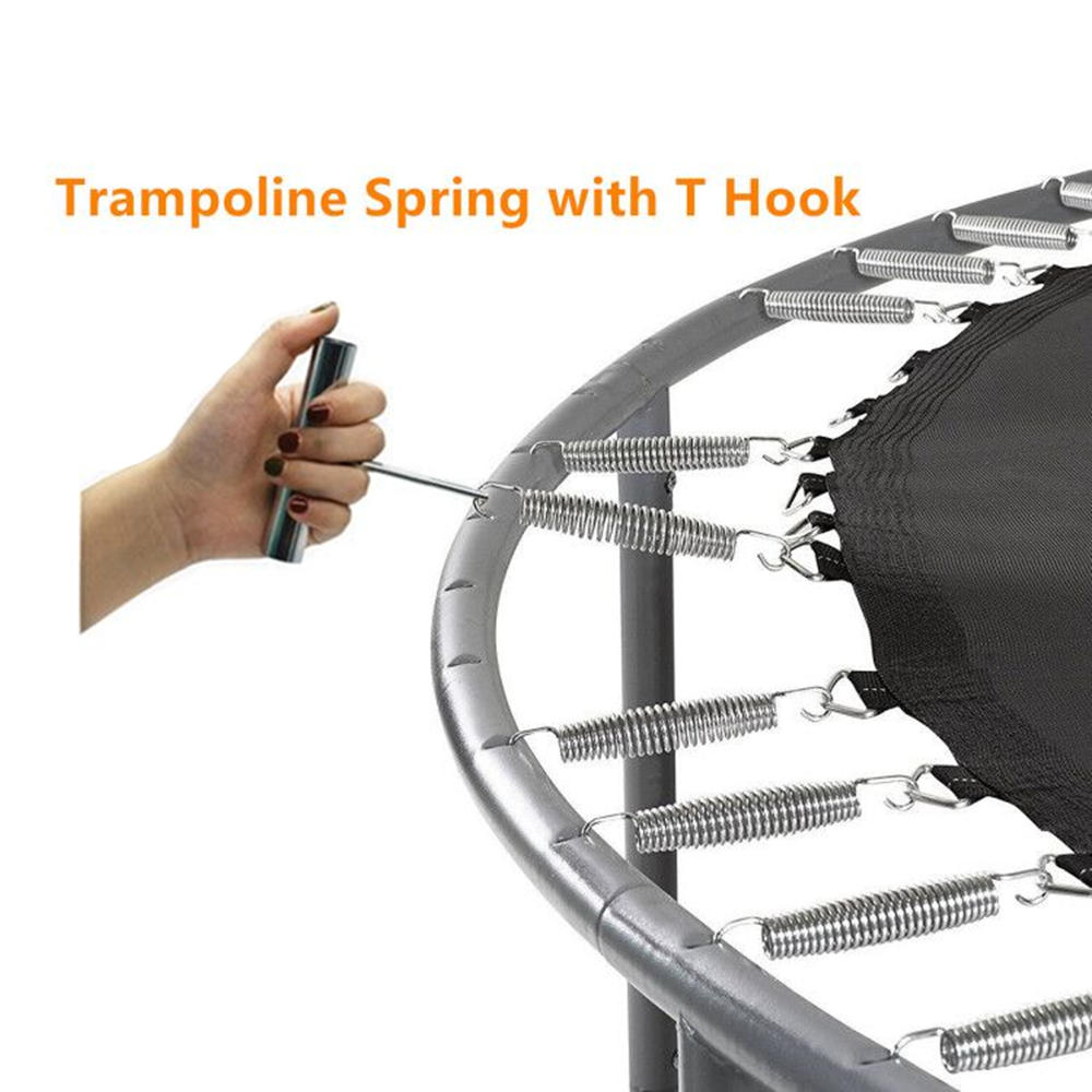 KeFanta 7 Inch Trampoline Springs for 15FT 16FT Trampoline, Heavy Duty Replacement Trampoline Spring, Galvanized Steel Spring with Puller Tool, Set of 16