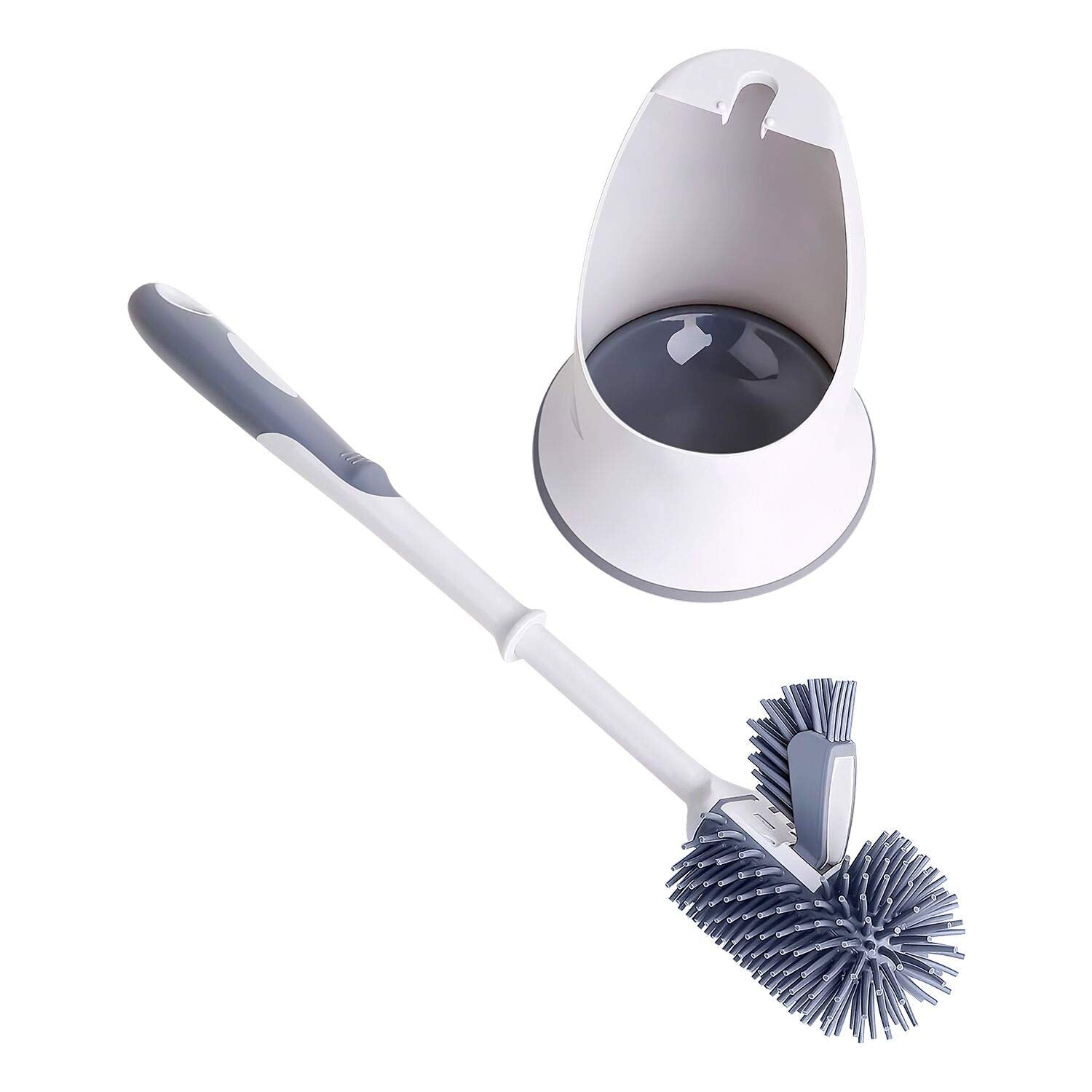 Toilet Bowl Cleaner Brush With Holder - 500 Brushes Kit