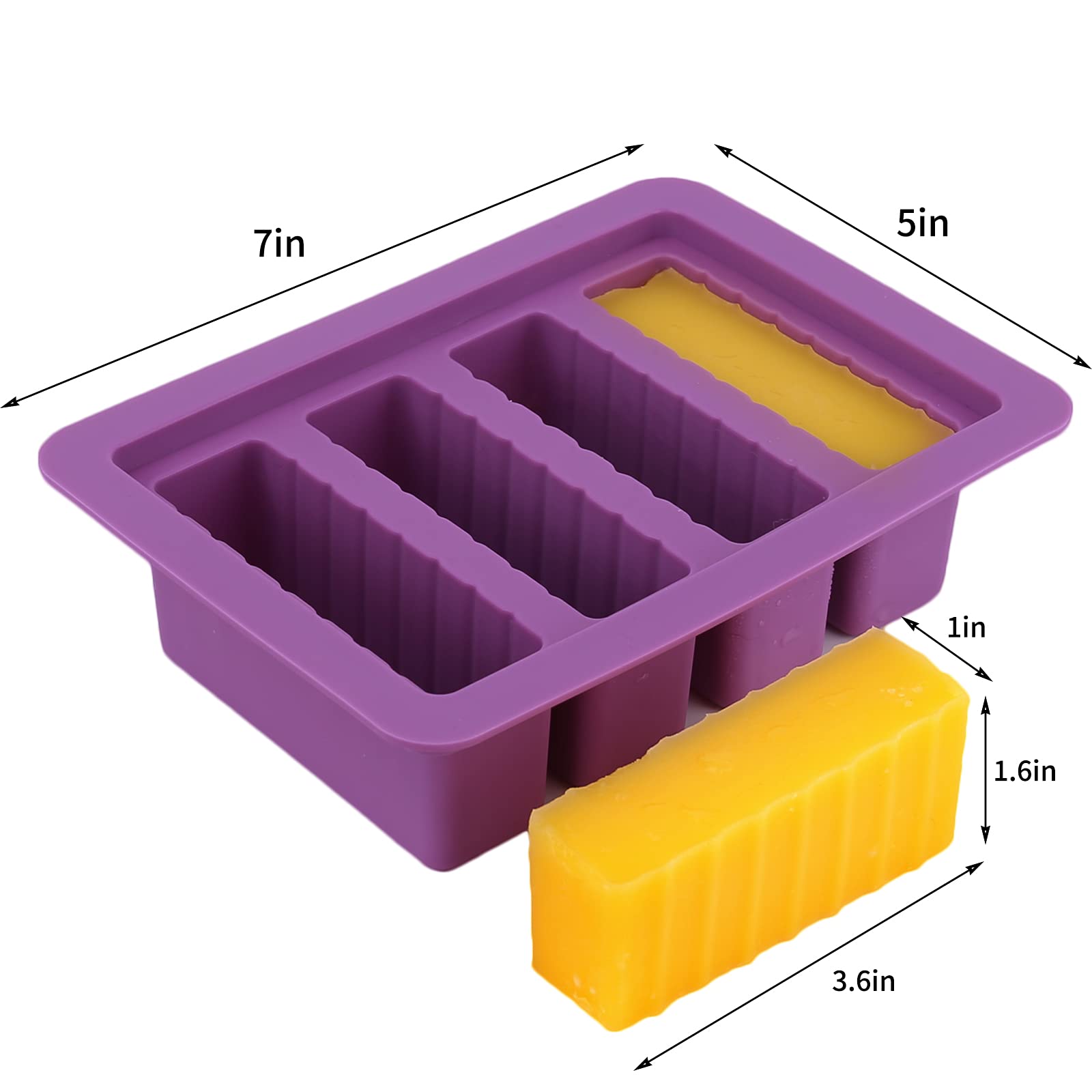 Silicon Butter Mold, Butter Molds Tray with Lid,Large Butter Maker wit –  KeFanta